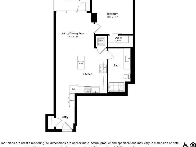 B2 | 1 bed 1 bath | 740 sq. ft. B2 | 1 bed 1 bath | 740 sq. ft.