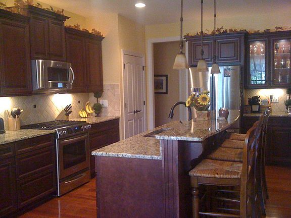 Large, open kitchen