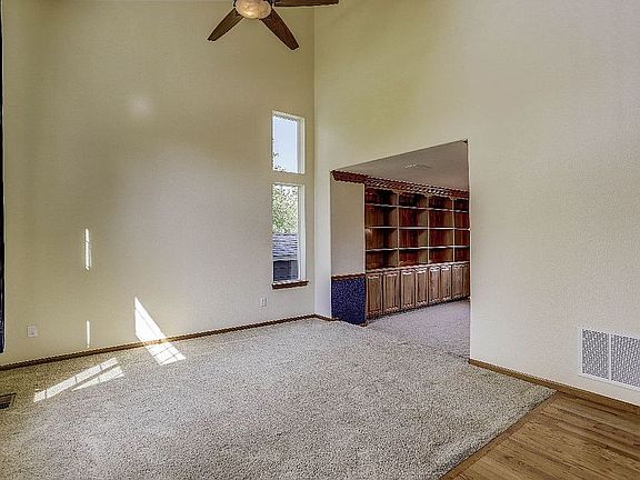 Soaring cathedral ceilings