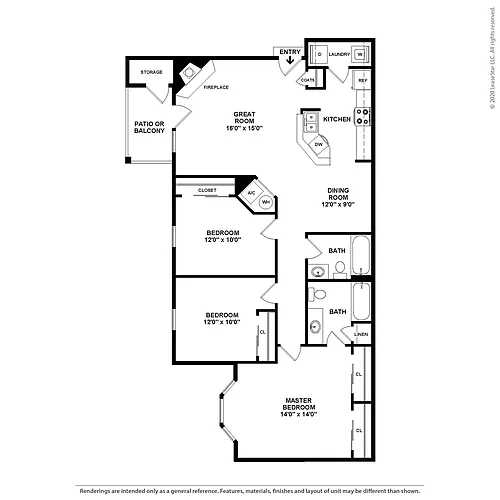 Floor plan The Goldenrod - Premium