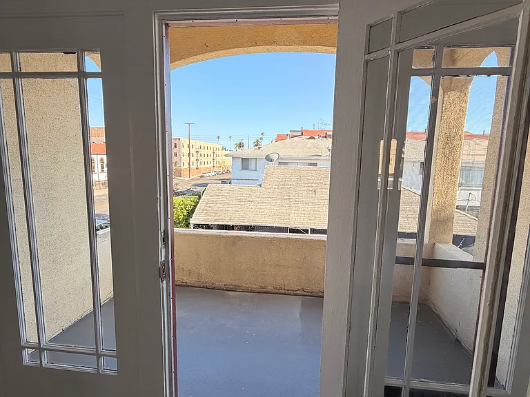 the second private balcony