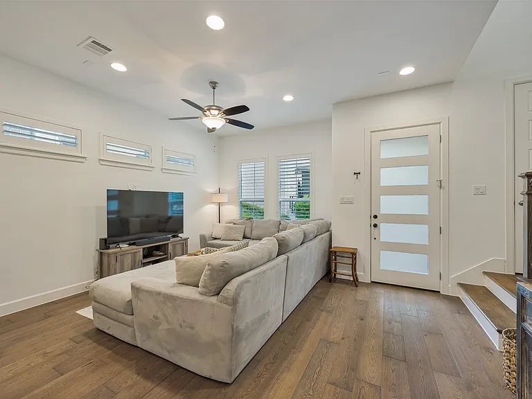 view looking at front door