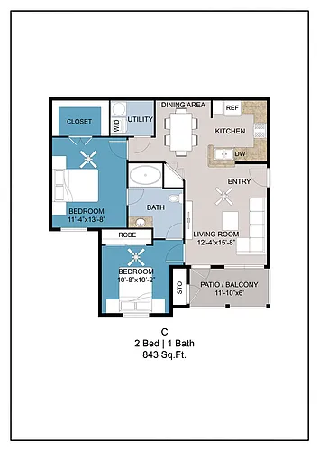 Floor plan Plan C