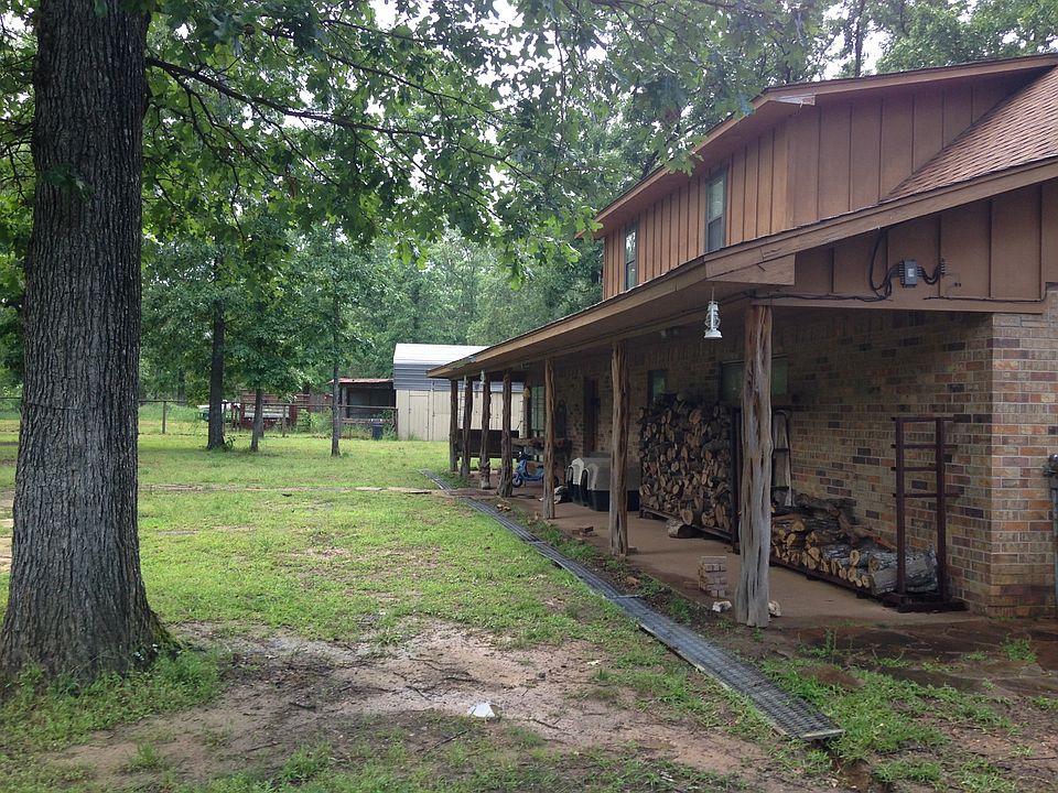 Front porch view toward barn