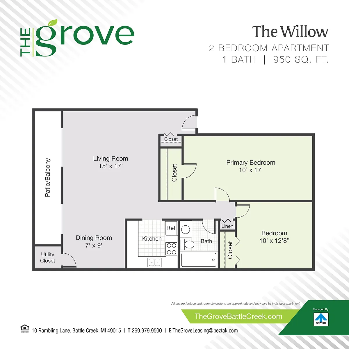 Floor plan The Willow - Renovated