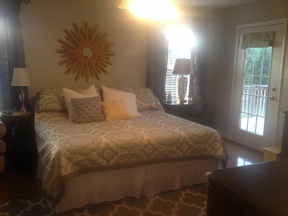 Master showing door to deck