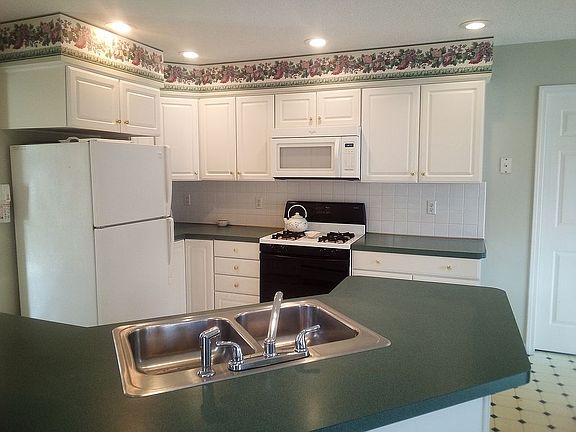 White kitchen.