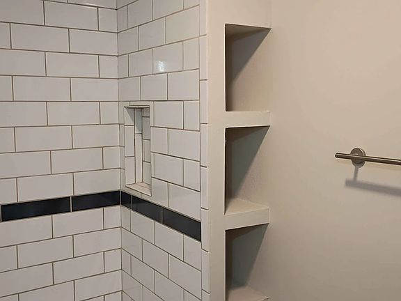Storage for towels and shampoo