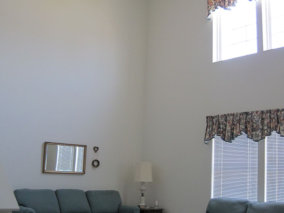 Living Room with Vaulted Ceiling
