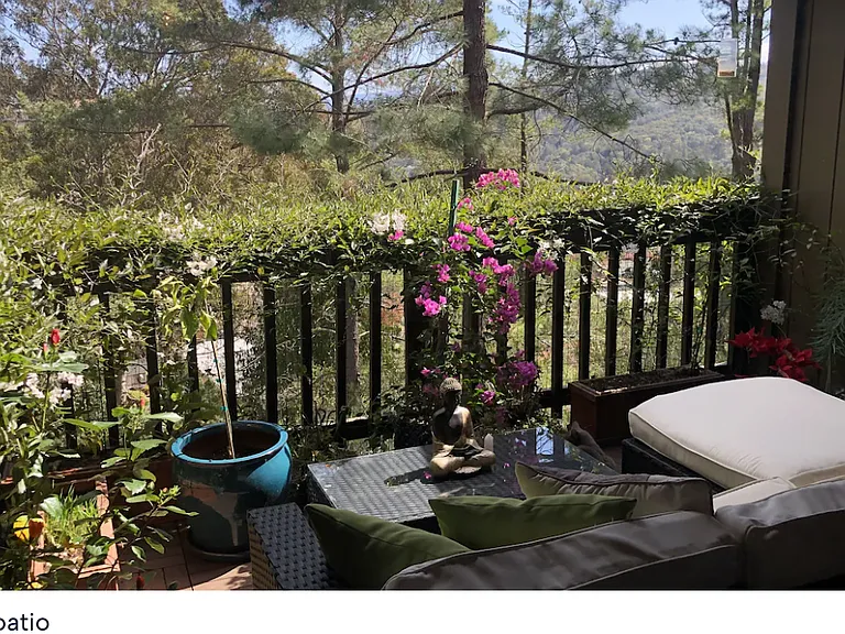 Patio (facing the hills)