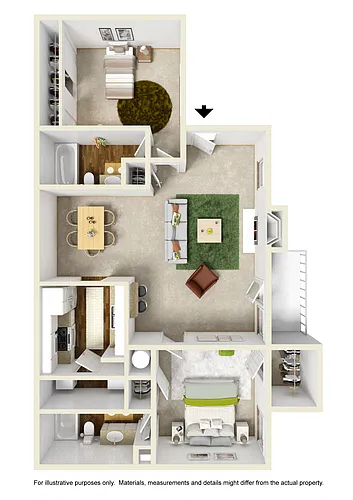 Floor plan The Maple