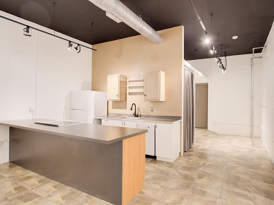 Kitchen with Closet Area behind Kitchen