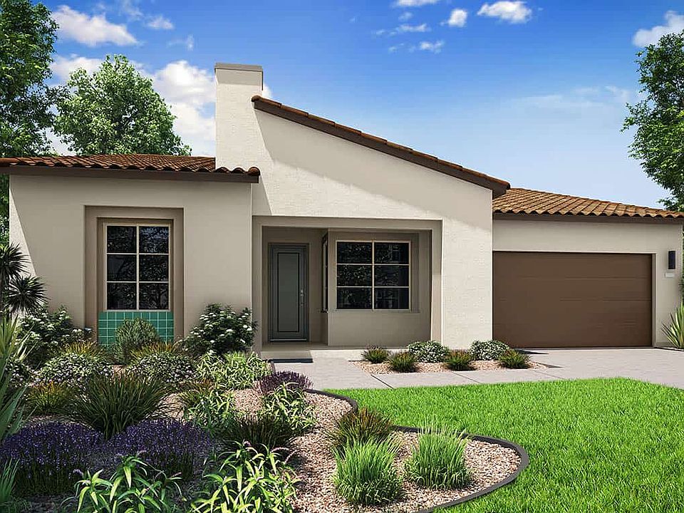 Elevation A features the spanish exterior style