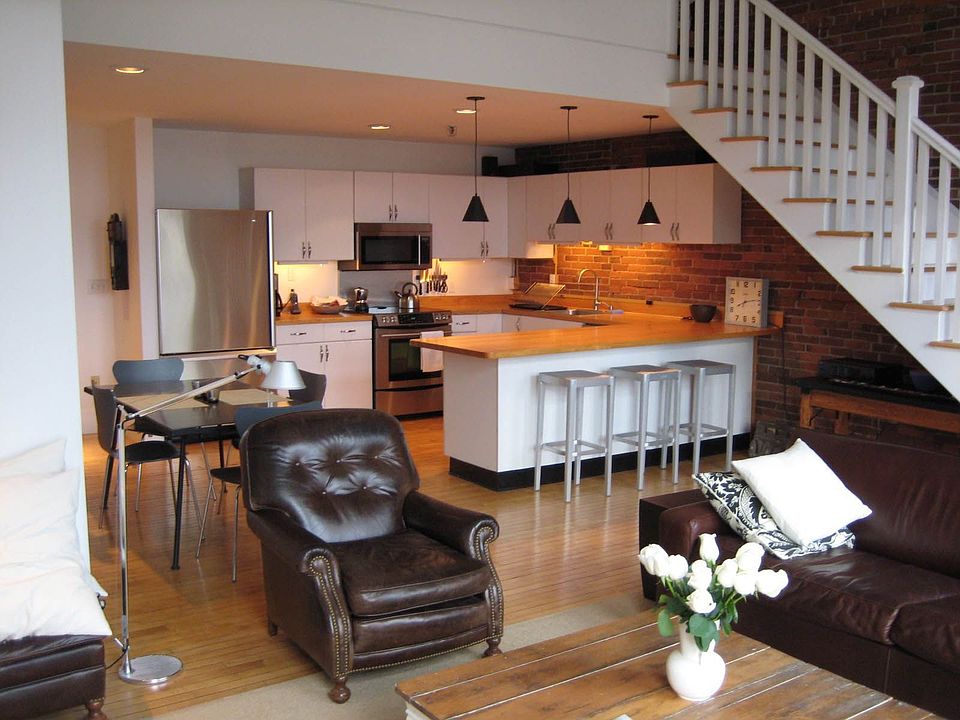 View of Kitchen from Living Room