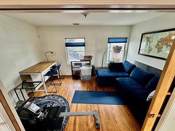 Office / den - pocket glass doors close for privacy but maintain light.