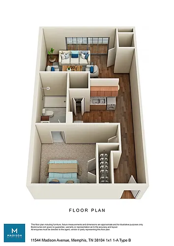 Floor plan 1X1
