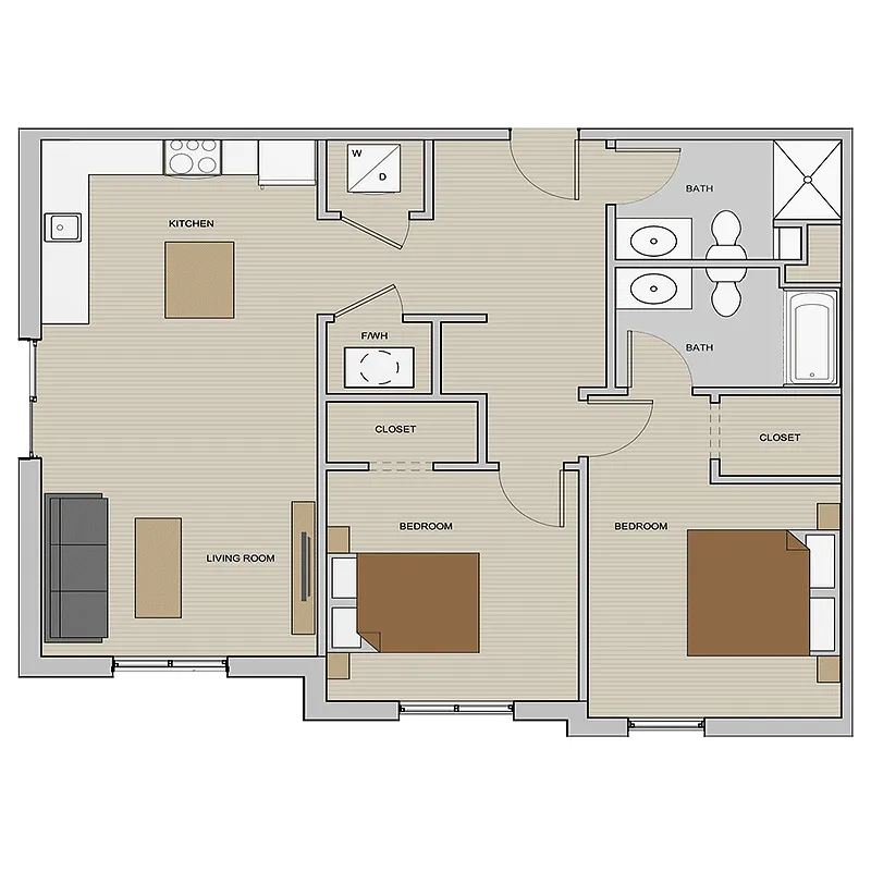Floor plan B2