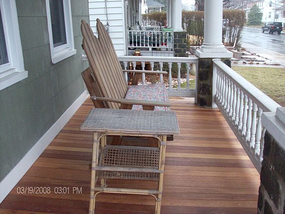 Mahogany Front Porch