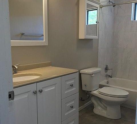 remodeled bath tub