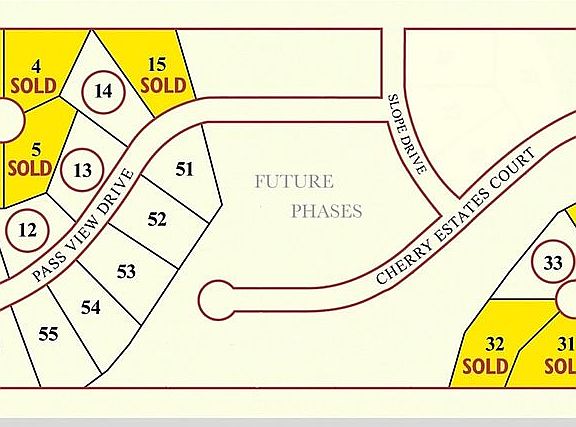 Lots for Sale - Red Circle