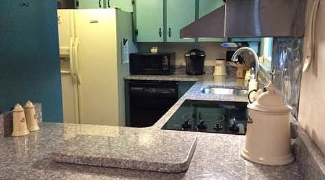 Granite breakfast bar