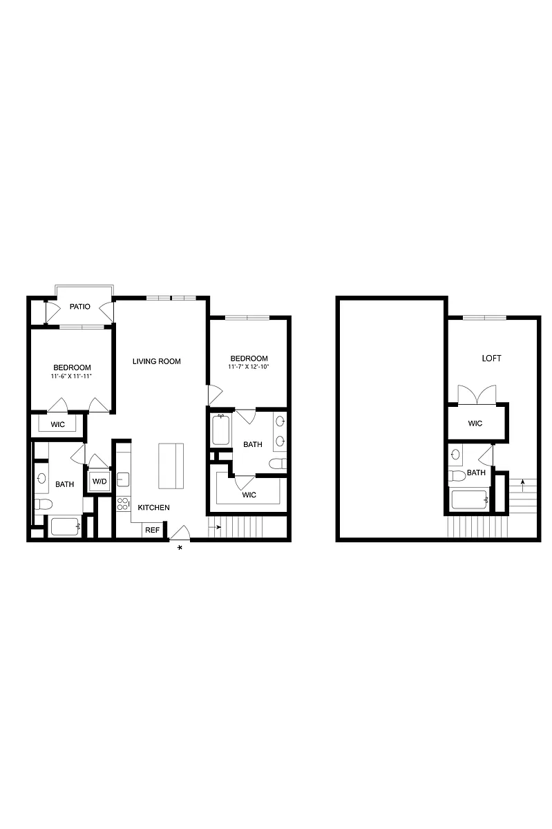 Floor plan B2B - Loft