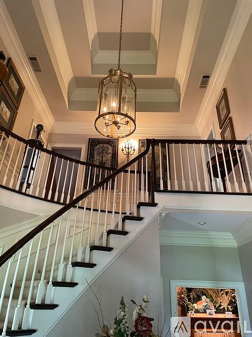 Entrance Foyer with 2 Story Trey Ceiling