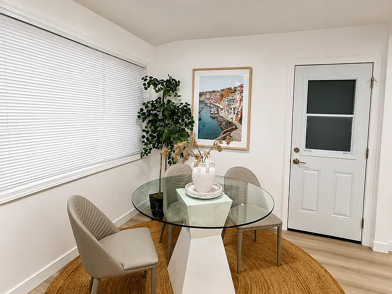 Satged Dining Area