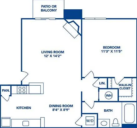1 Bedroom | 1 Bath | 610 SF 1 Bedroom | 1 Bath | 610 SF