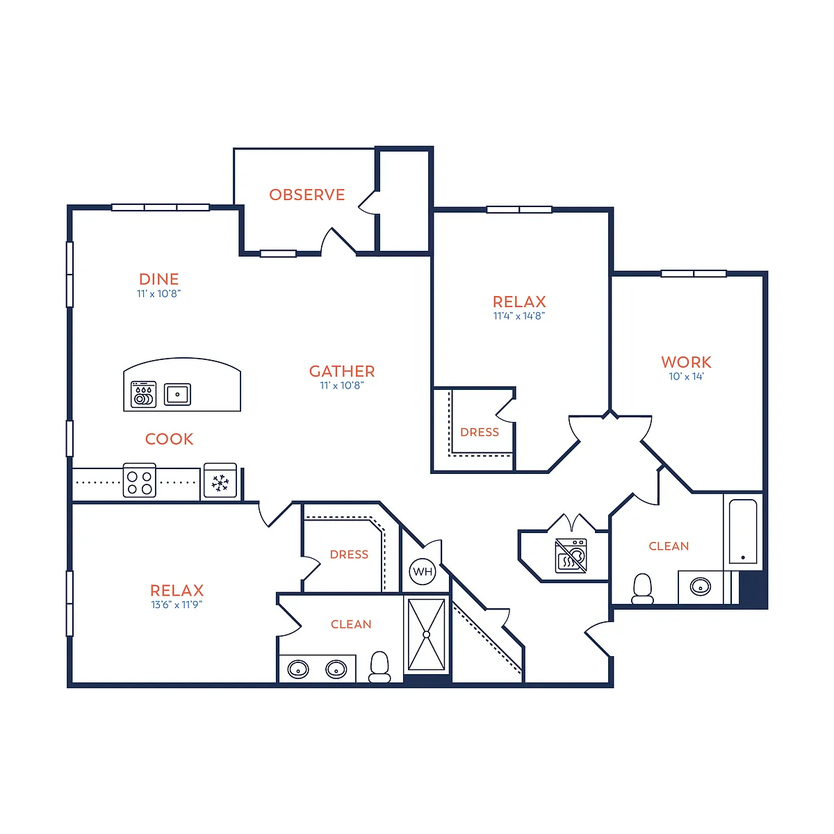 Floor plan Oak