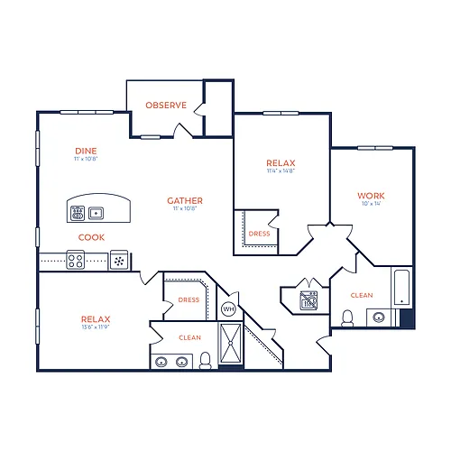 Floor plan Oak
