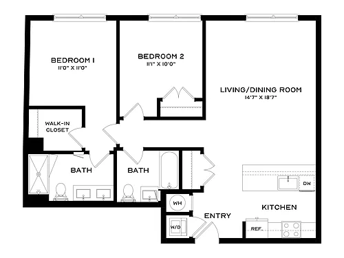 Floor plan B3