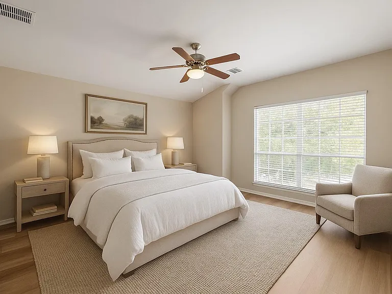 Primary Bedroom (Staged)