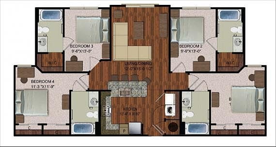 2nd image of 1298 Olive St #1403