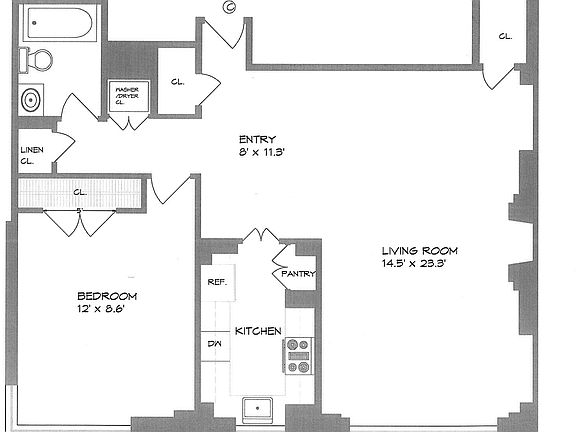 2nd image of 41 W 58th St APT 5C