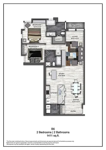 Floor plan B6