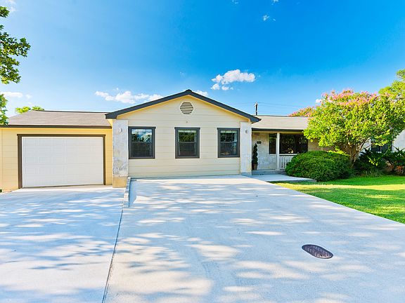 Extra tall garage door.