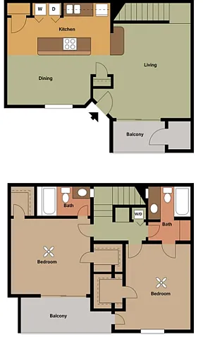 Floor plan Townhouse