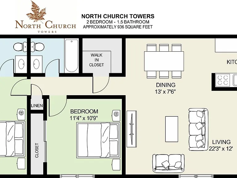 North Church Towers Apartments — Photo 34