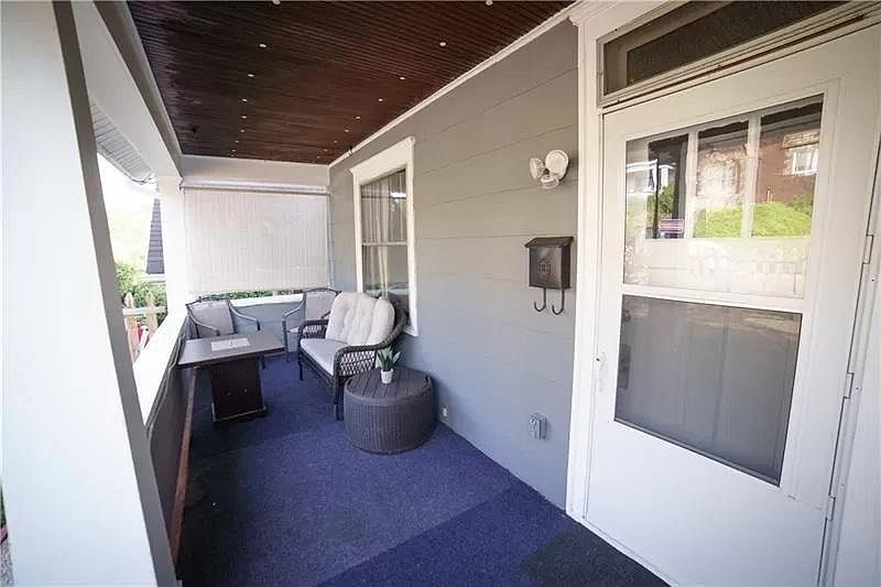 Covered front porch