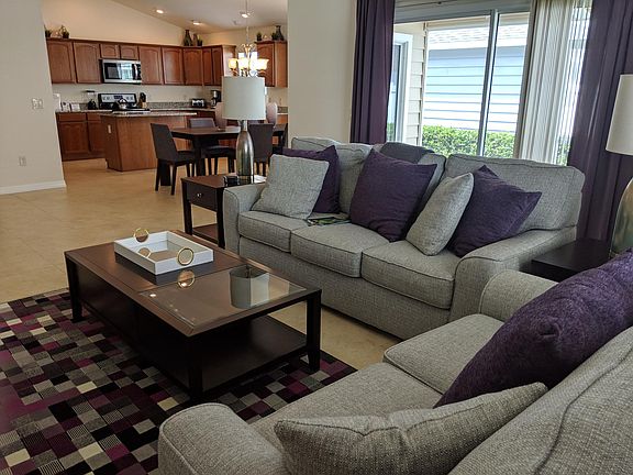 New couches for relaxing or watching TV.