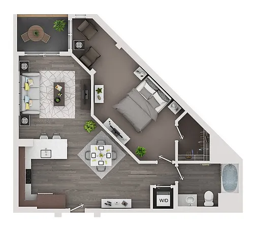 Floor plan 1/1 Large