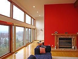 Great Room Views from Floor to Ceiling Windows