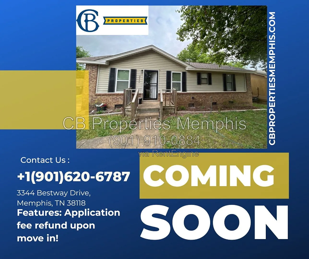 3 bed, 1.0 bath, 946 sqft, $1,095 — Photo 1