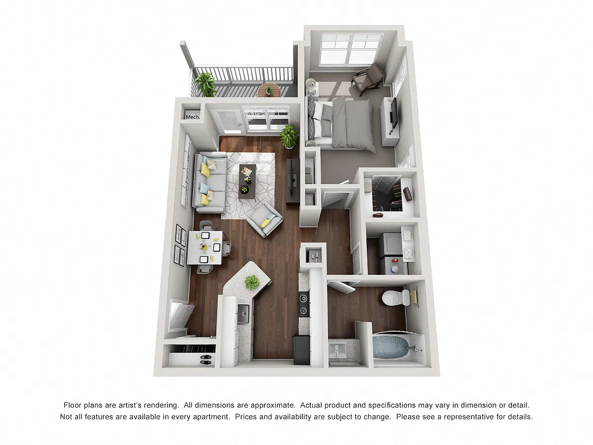 Floor plan A1D