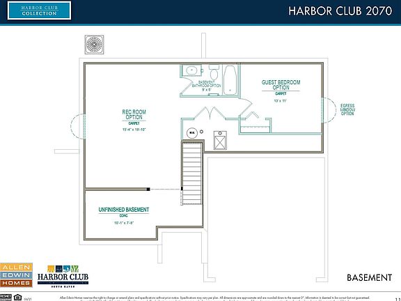 Harbor Club 2070 Basement