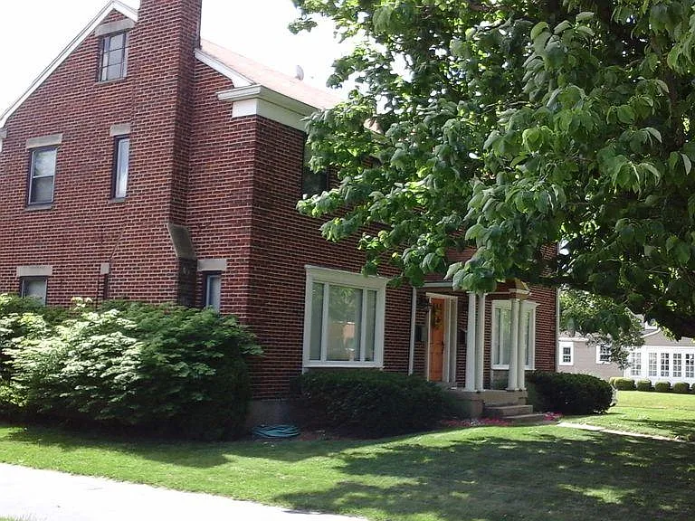 Main entrance side view.