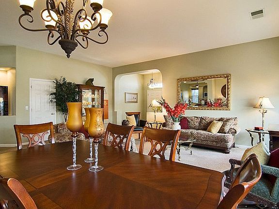 Entry Opens to Living and Dining Room