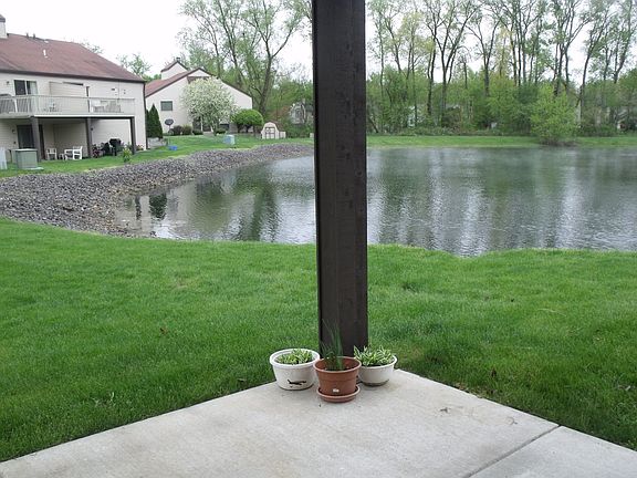 patio pond view