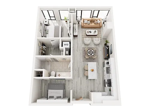Floor plan 1J2